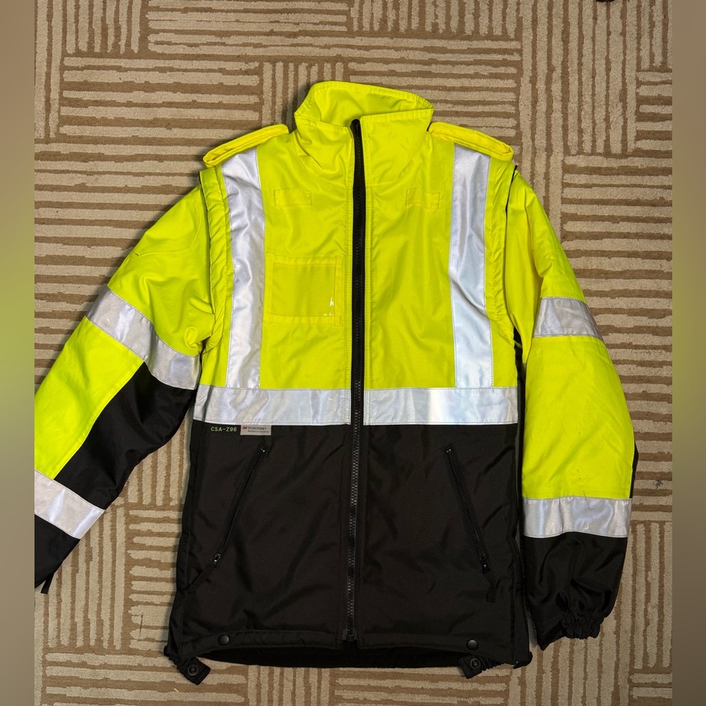Men’s Gerber High Visibility Class 2 Safety Jacket 2 in 1 Size XS